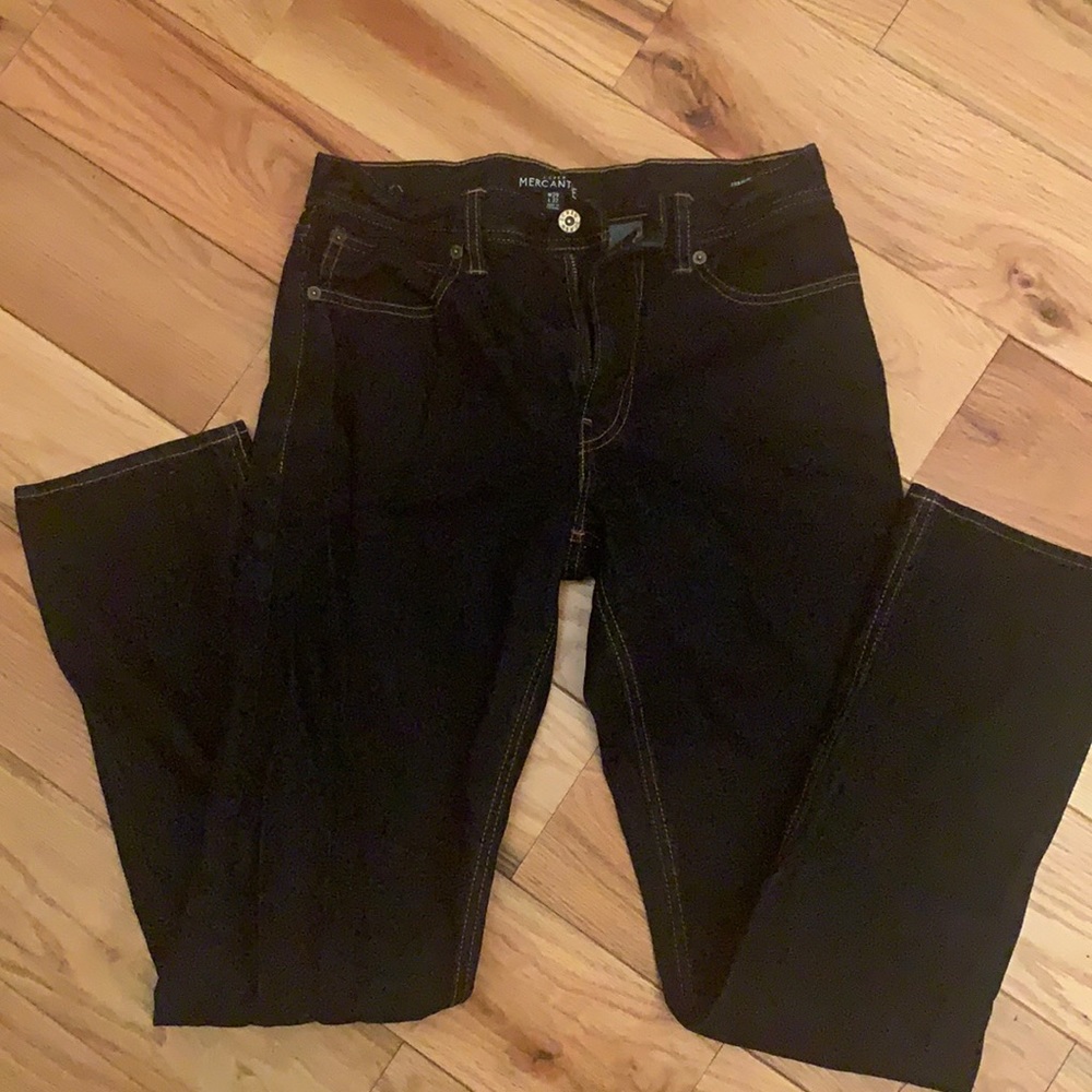 J Crew mercantile dark blue jeans